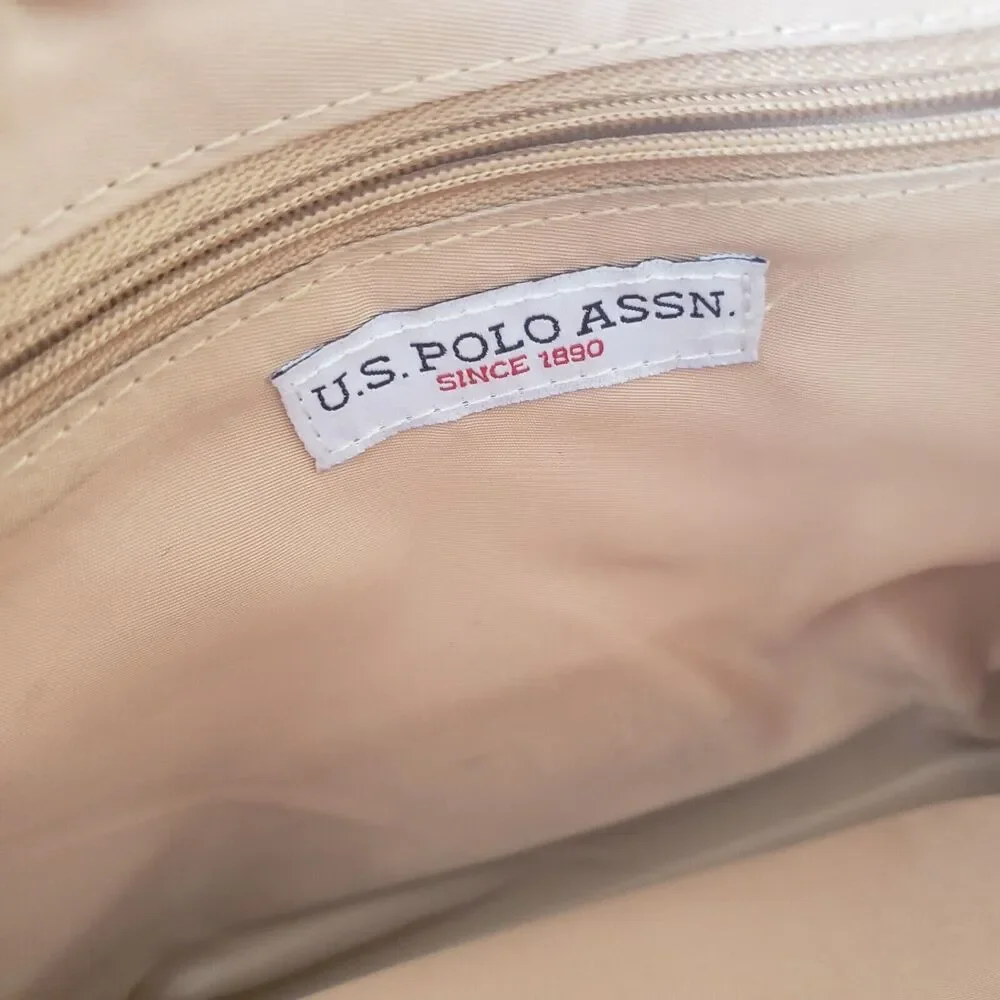 U.S.‎ Polo Assn Wristlet Clutch Unisex Pony Black Flat Large 12x8 Rectangle Bag